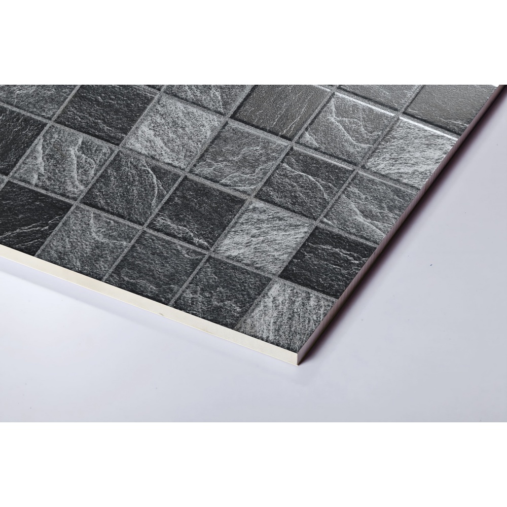 Marbella กระเบื้องเซรามิคปูพื้น 40X40 ซม. รุ่น แบล็ค แชท CZYM34515 Matt sugar (12P)