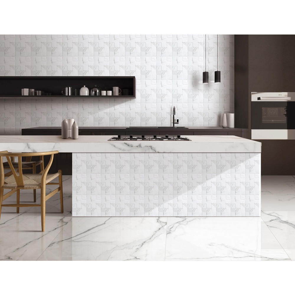 Marbella กระเบื้องเซรามิคปูผนัง 20X30 ซม. รุ่น แพนดอร่า TSJX21100 Gloss (25P)