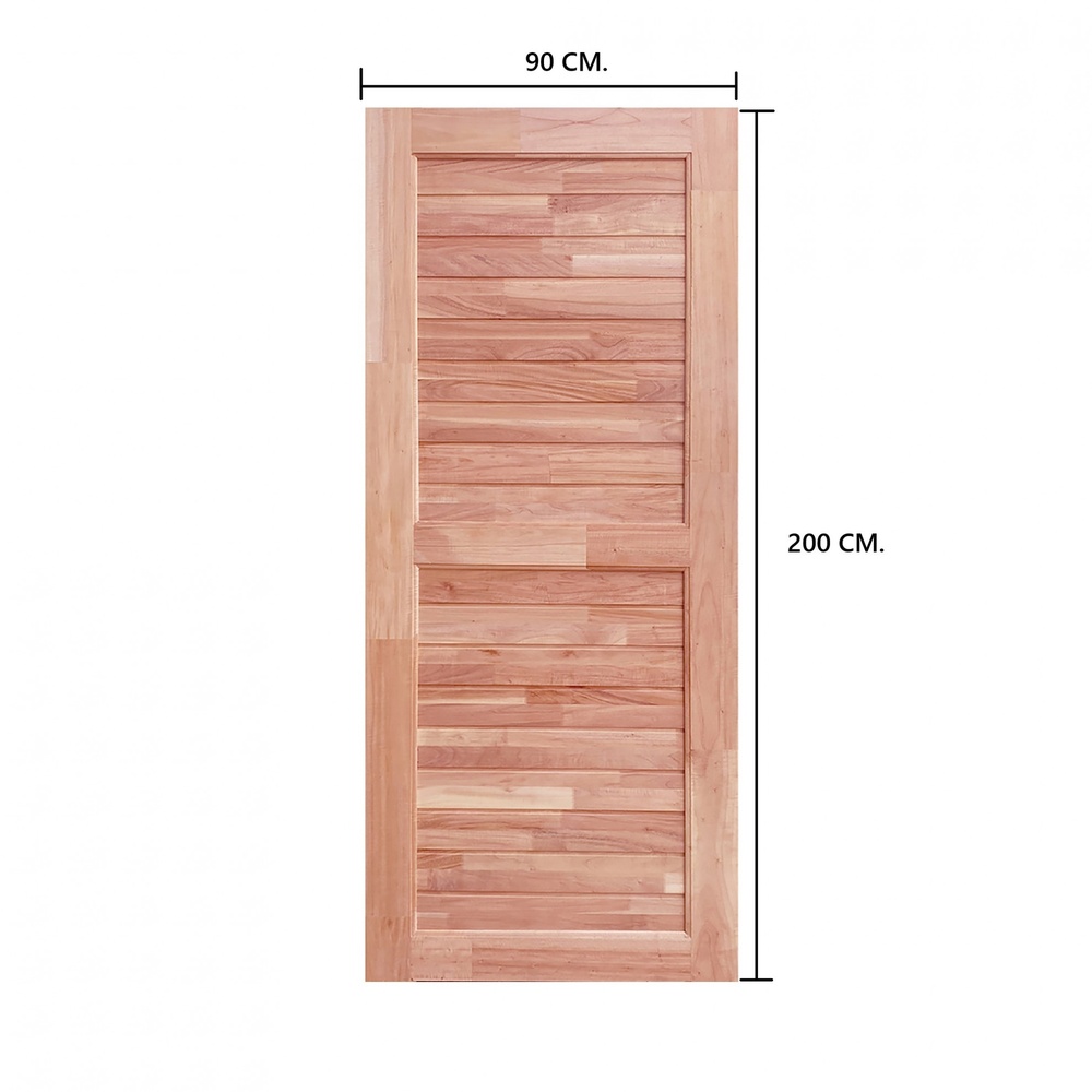 WINDOORS ประตูลวดลายไม้ดูริโอ รุ่น CE-25 ขนาด 90x200 ซม.
