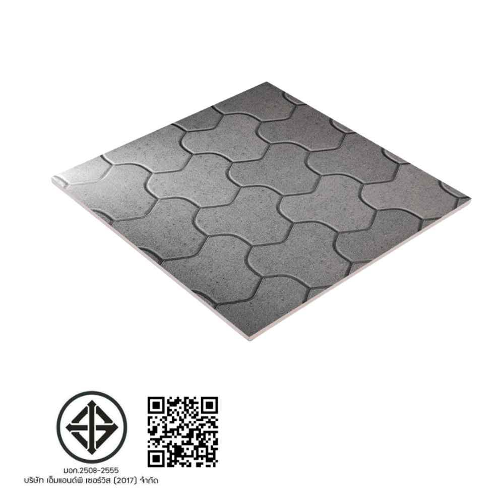 Marbella กระเบื้องเซรามิคปูพื้น 40X40 ซม. รุ่น นาซ่า เกรย์ JMZ40208 Matt (12P)