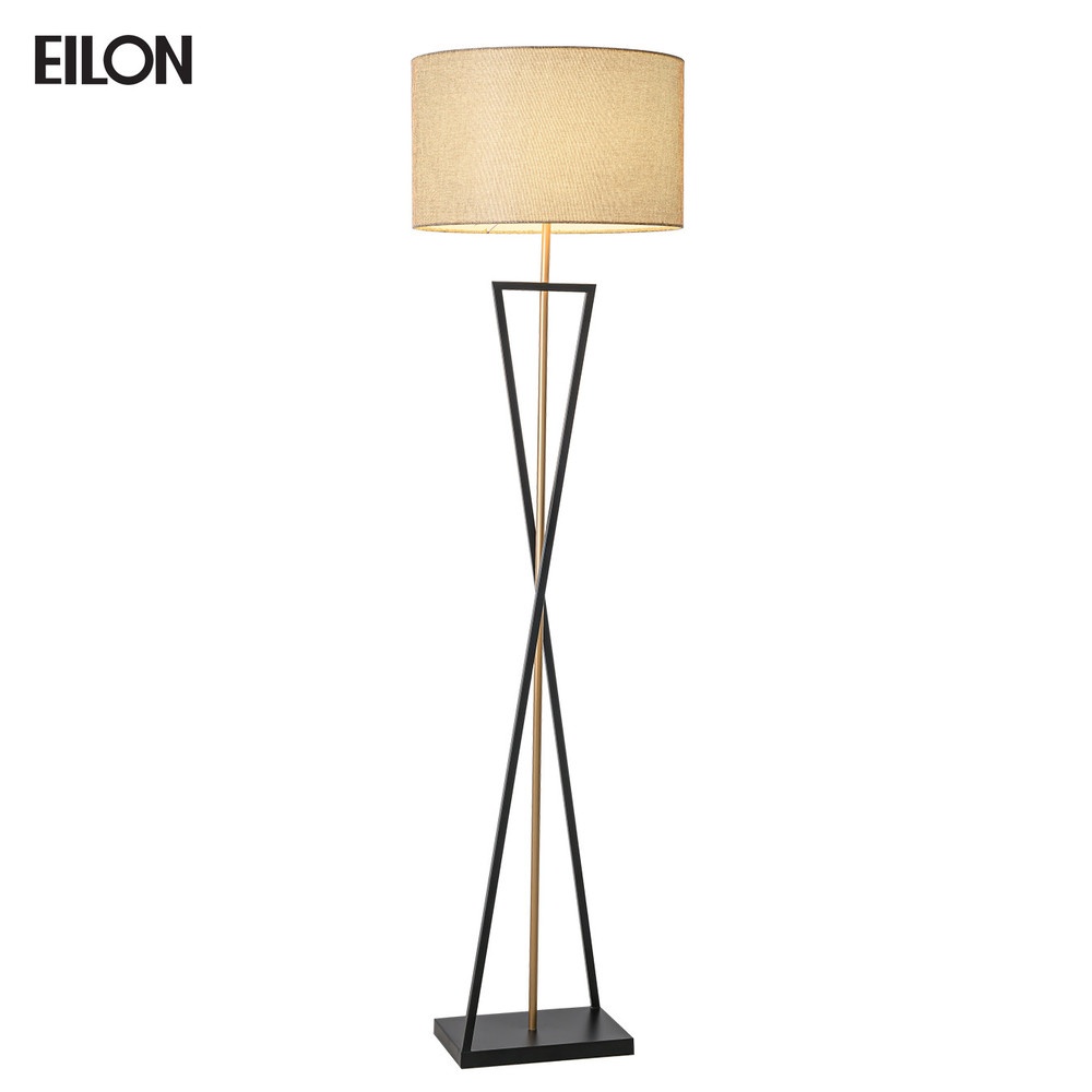 EILON โคมไฟตั้งพื้นโมเดิร์น รุ่น fluffy S3030F สีทอง-ดำ