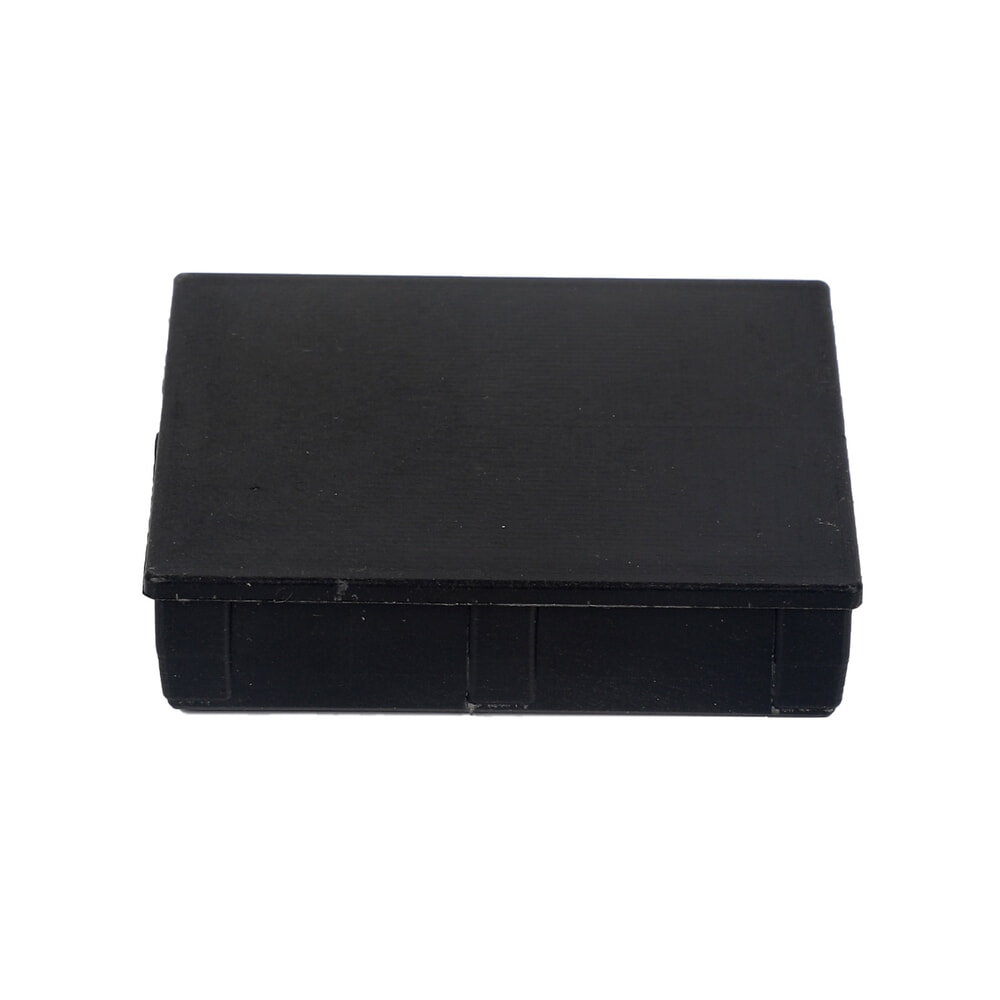 WELLINGTAN ฝาปิดกล่องอะลูมิเนียมTALU5050 5x5x0.7ซม. สีดำ