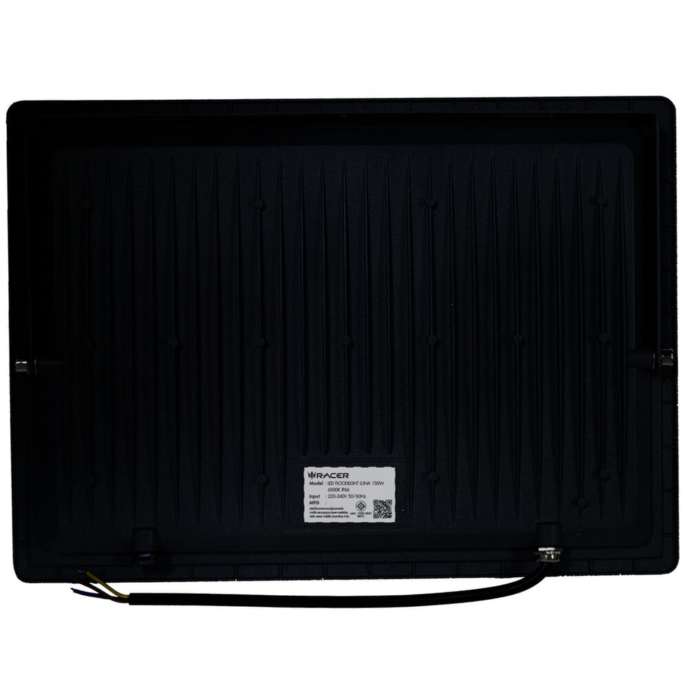 RACER โคมไฟแอลอีดี ฟลัดไลท์ รุ่นลูน่า 150วัตต์ แสงขาว IP66