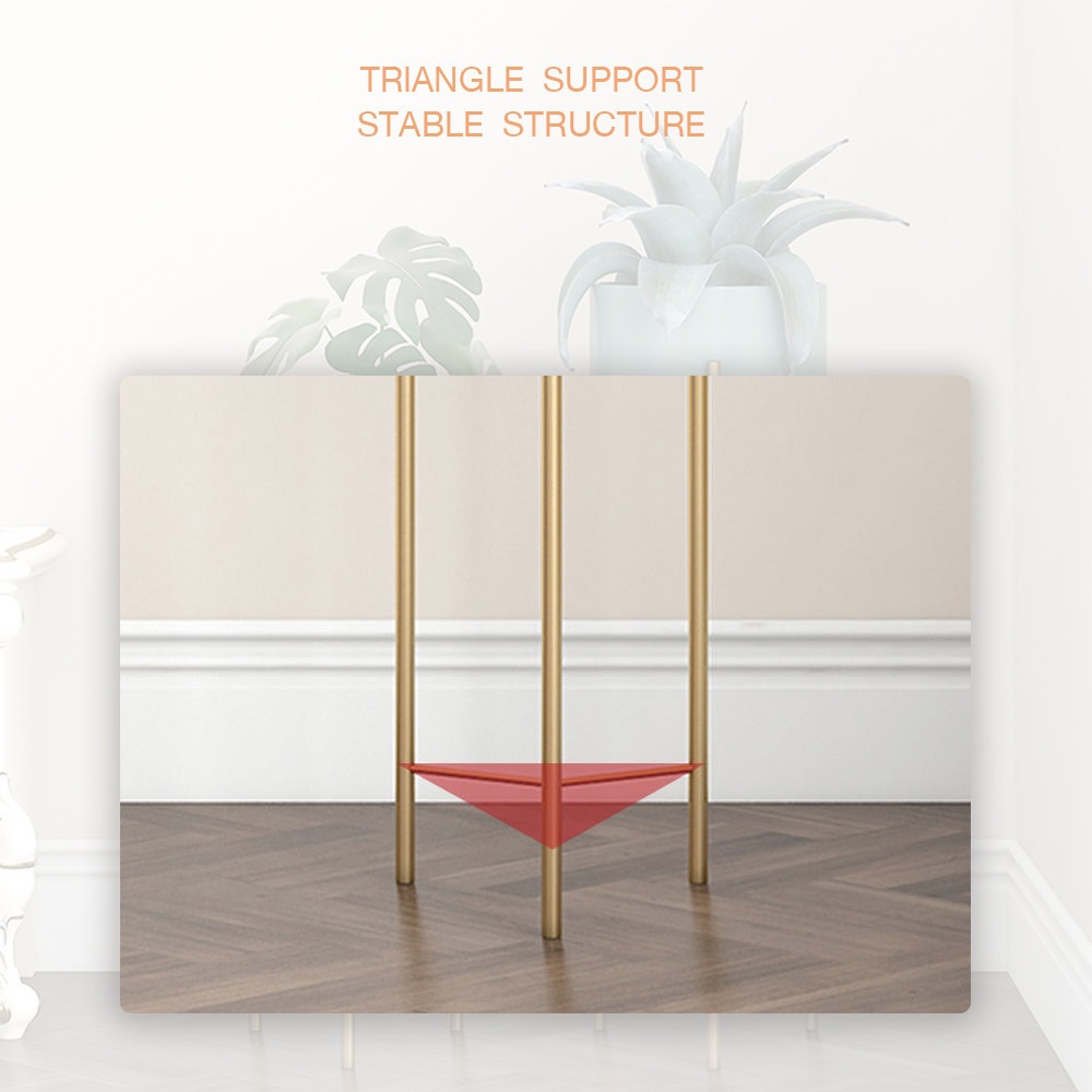 DELICATO ชั้นวางกระถางต้นไม้ รุ่น TY02GN  ขนาด 20x20x57.5ซม. สีเขียว