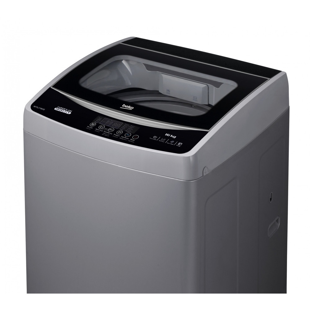 BEKO เครื่องซักผ้าฝาบน 16 กก. WTLI160S สีเทา