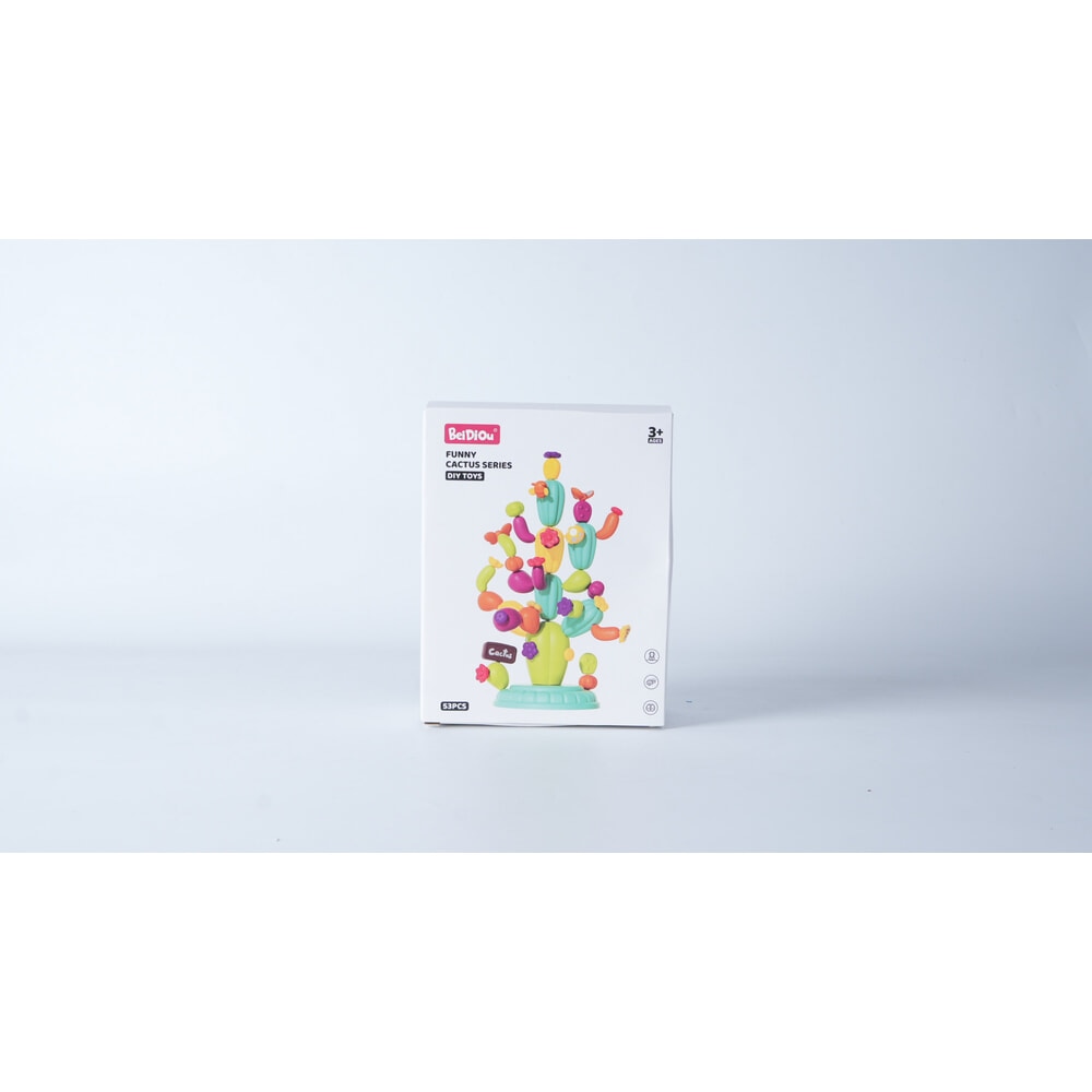 TOYS ของเล่นชุดตัวต่อต้นกระบองเพชร 53ชิ้น #954B ขนาด(15.5x8.5x20ซม.)