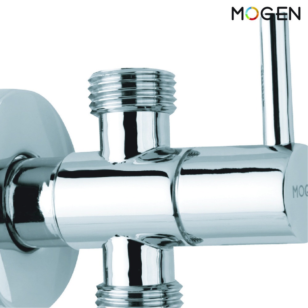 MOGEN วาล์วเปิด-ปิดน้ำ 2 ทาง (เข้า 1 ออก 2)                รุ่น SPV03 ขนาด  สีโครเมี่ยม