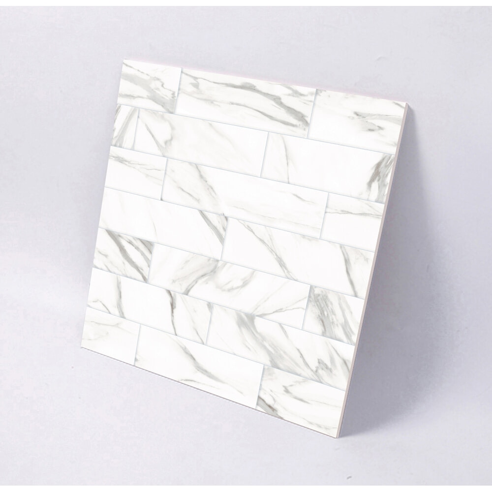 Marbella กระเบื้องเซรามิคปูพื้น 40X40 ซม. รุ่น เชอแตม CJ303580 Gloss Flat (12P)