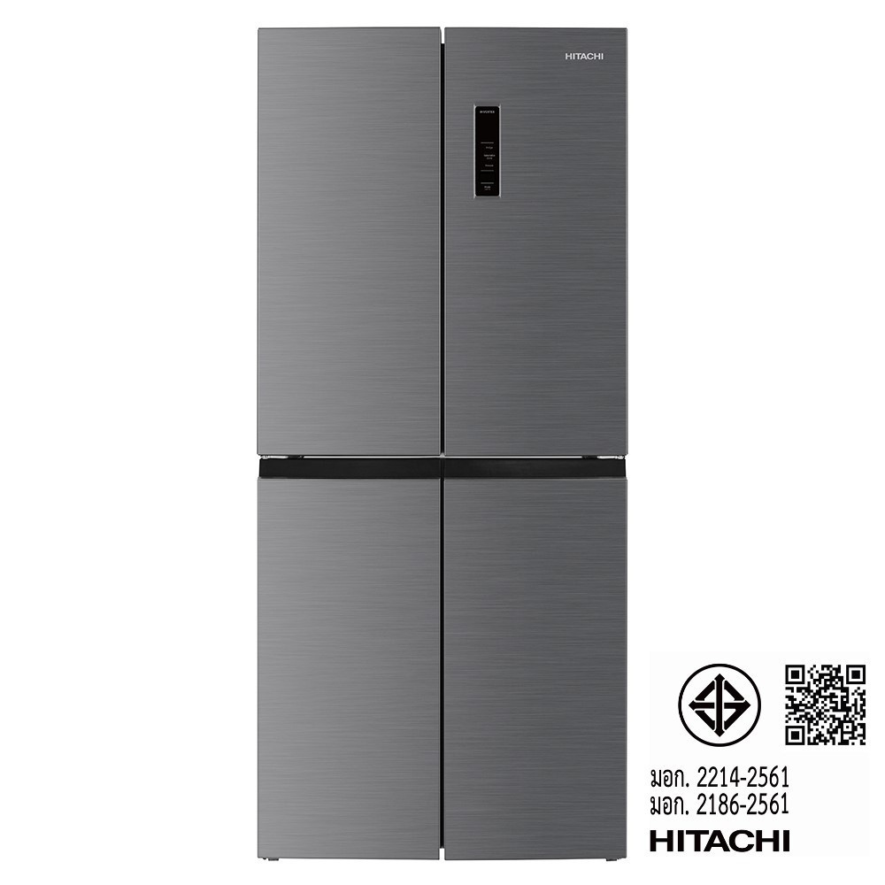 Hitachi ตู้เย็น side by side ขนาด 16.5 คิว รุ่น HR4N7522DSXTH สีเทา