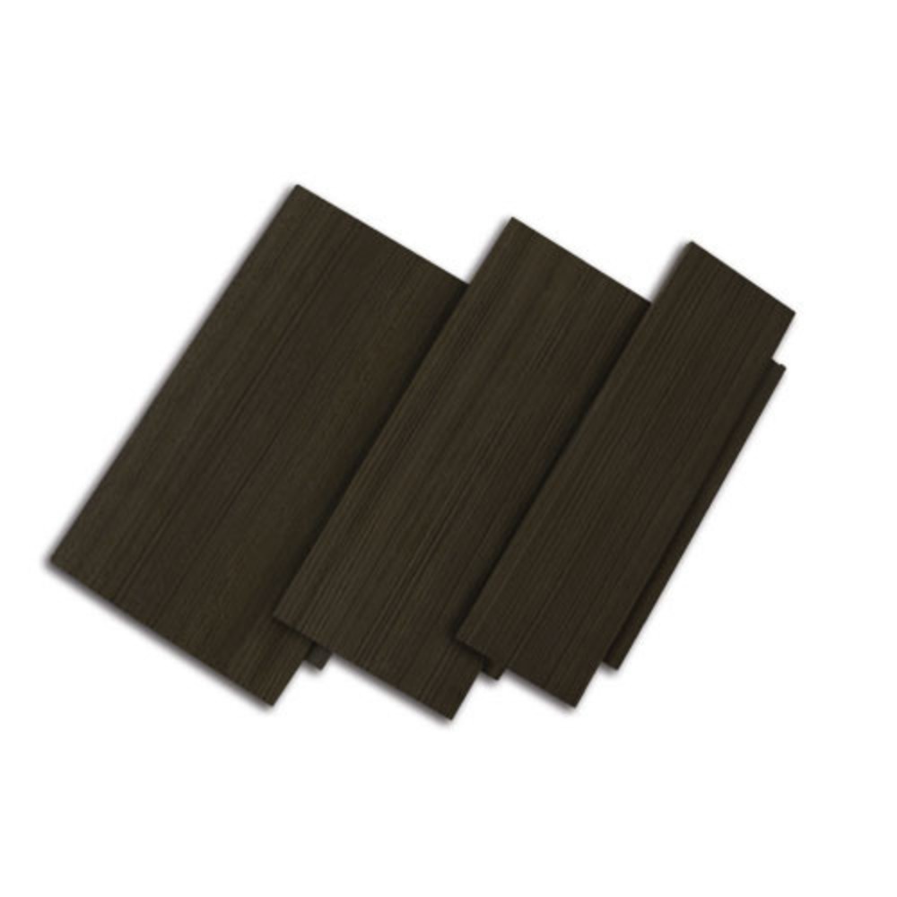 เฌอร่า หลังคาซีดาร์เชค รุ่นคละขนาด 1.2x10,15,20x35ซม. สีแบล็คเวงเก้