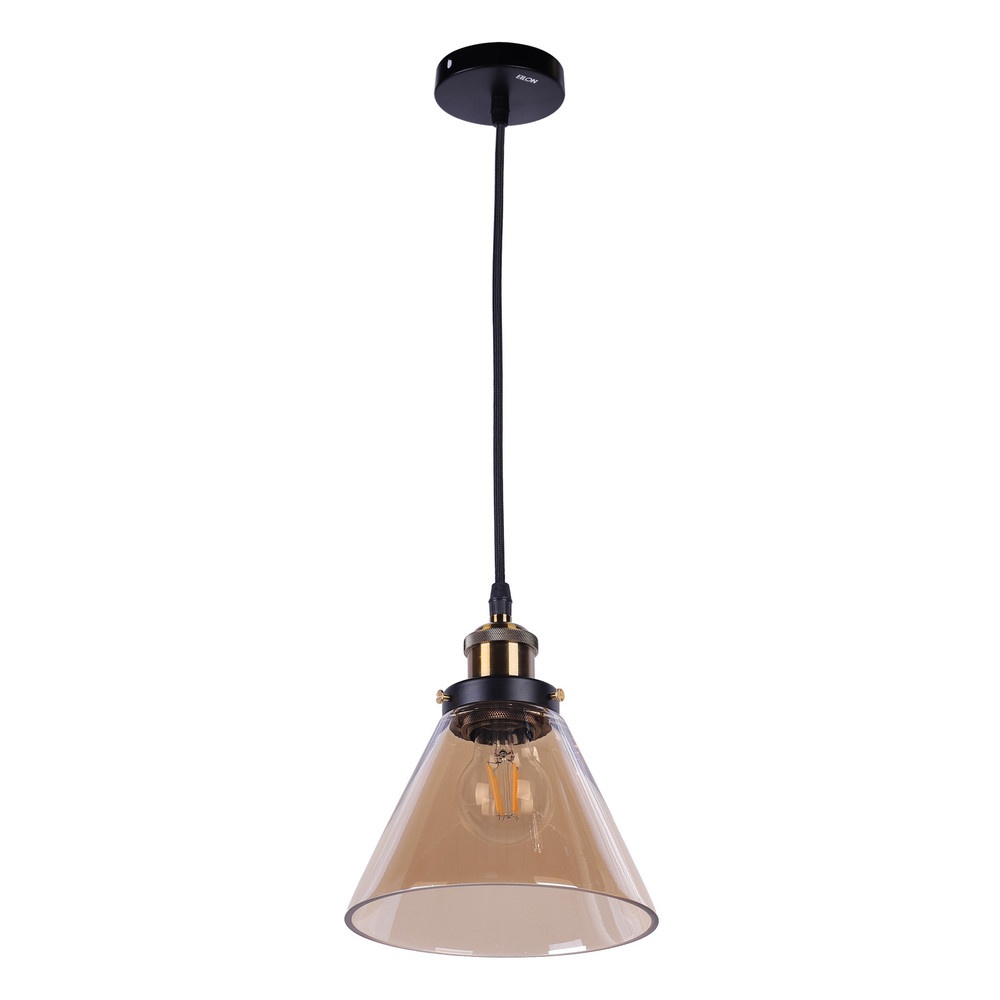 EILON โคมไฟห้อยกระจก ทรงครึ่งวงกลม สไตล์ Loft รุ่น GYFDD-7513 สีใส