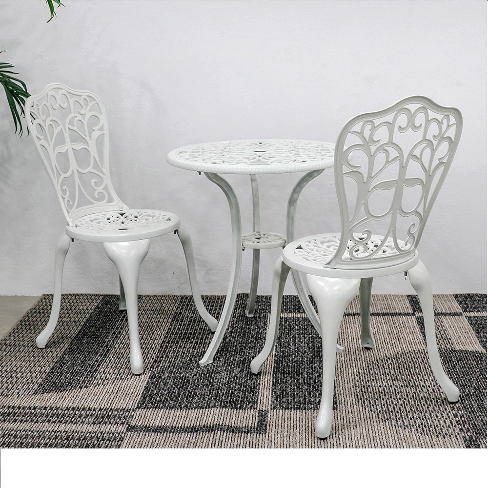 TREE O ชุดโต๊ะสนาม 2ที่นั่ง XG1020 สีขาว