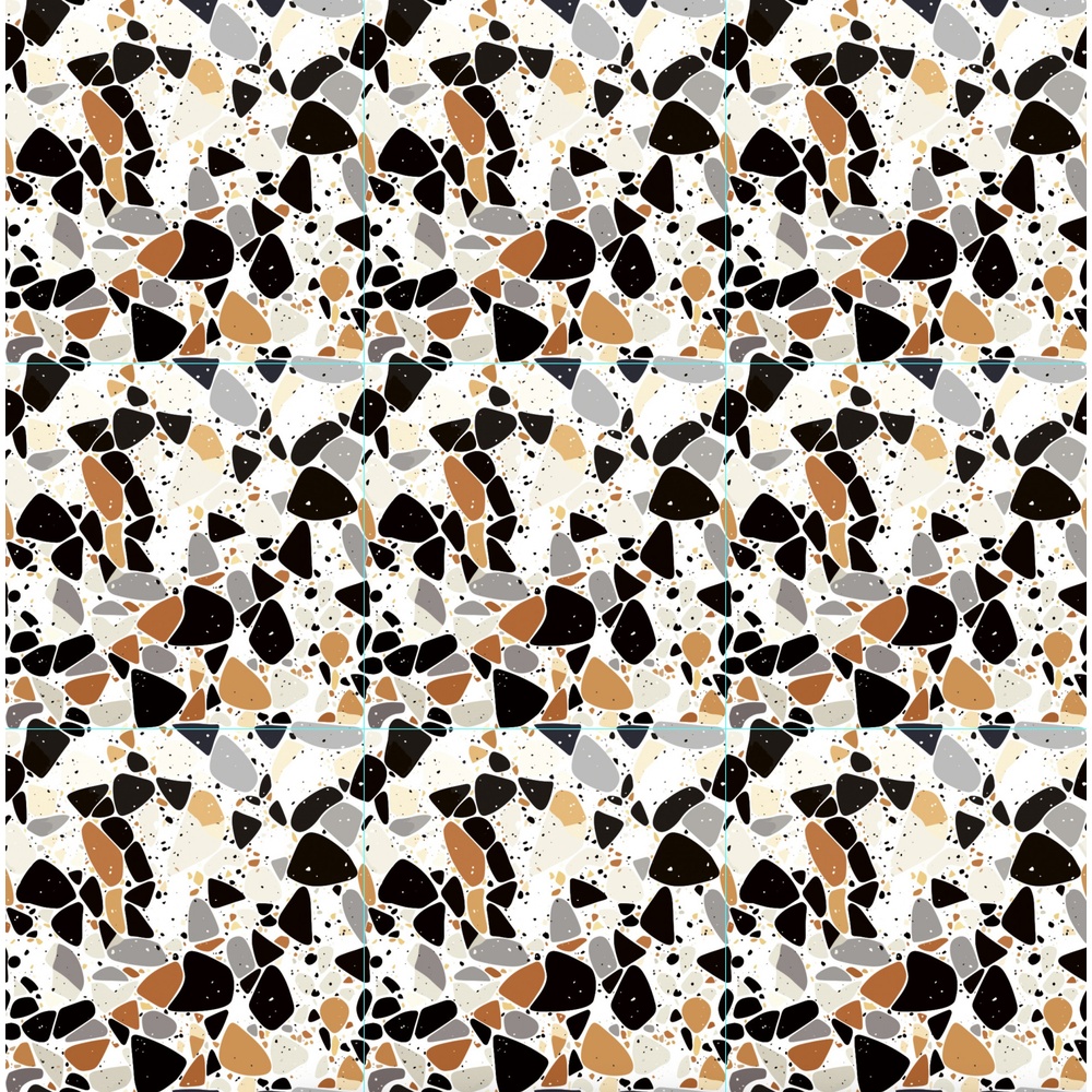 Marbella กระเบื้องเซรามิคปูพื้น 40X40 ซม. รุ่น แคนดี้ร็อค HK922 Gloss (12P)
