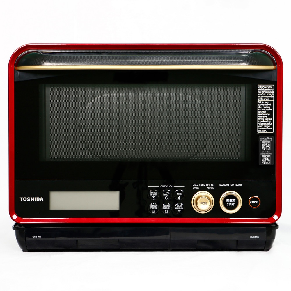 TOSHIBA ไมโครเวฟ ขนาด 30L รุ่น ER-ND300C(R) สีแดง