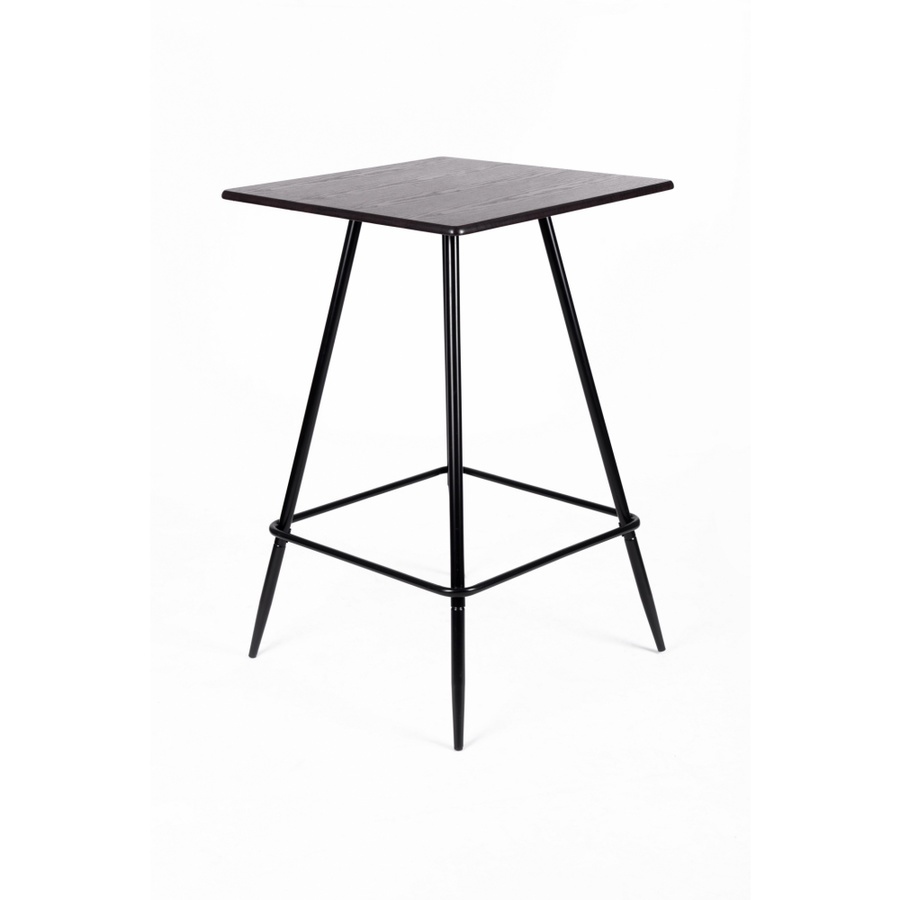 PULITO ชุดโต๊ะบาร์ (โต๊ะ1+เก้าอี้2) รุ่น  ROGO โต๊ะ : 60x60x94 ซม. เก้าอี้ : 38.5x38.5x64 ซม. สีดำ