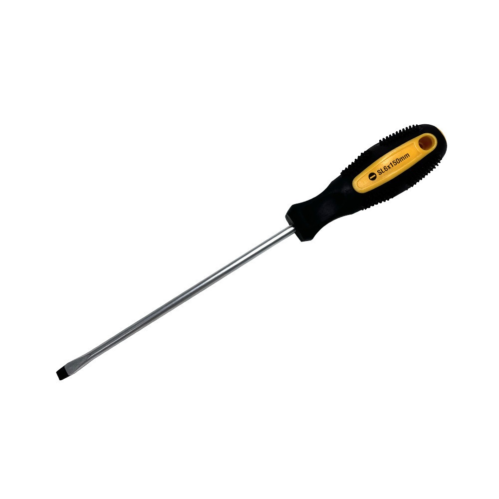 HUMMER ไขควงปากแบน ด้ามยาง รุ่น SL6x150mm