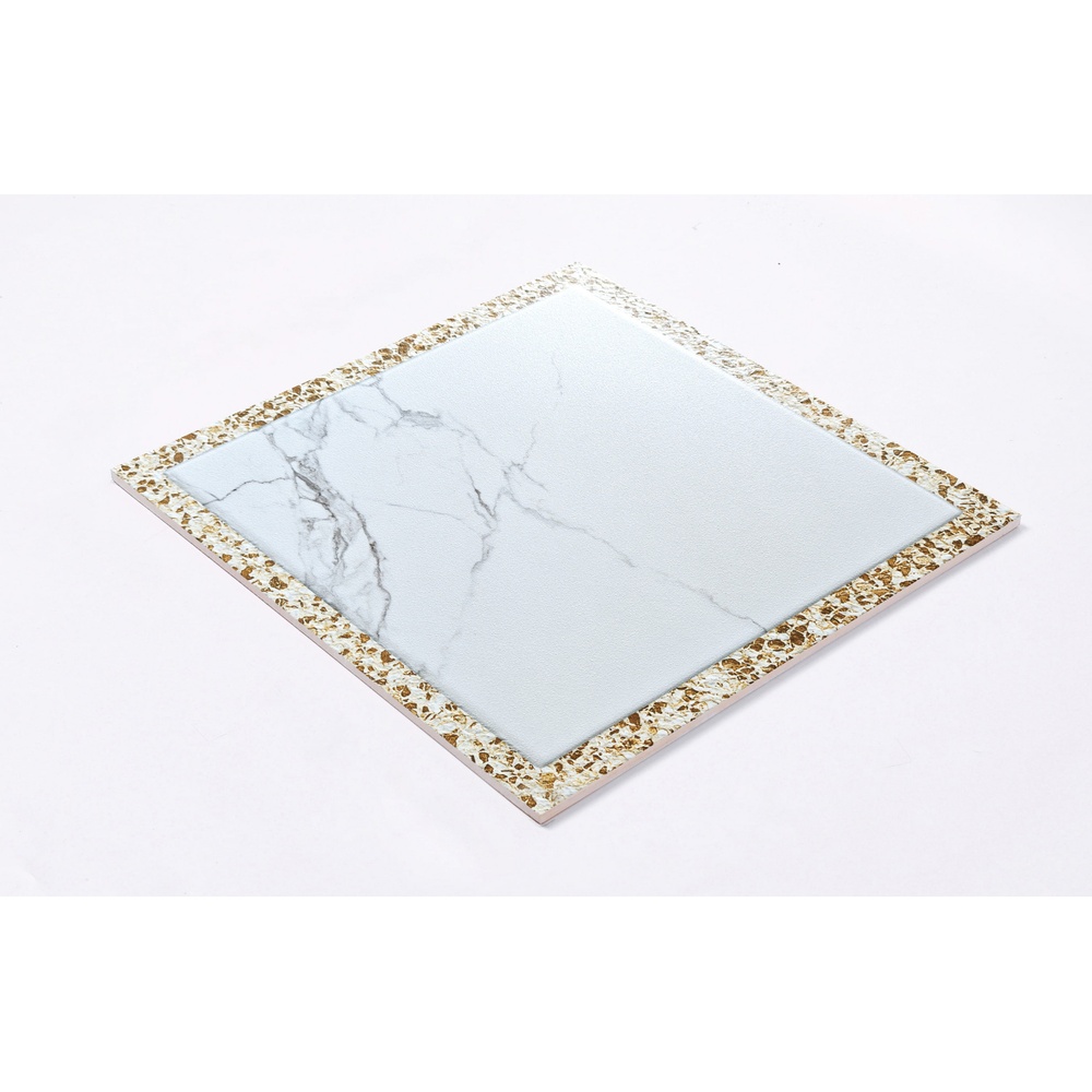 Marbella กระเบื้องเซรามิคปูพื้น 40X40 ซม. รุ่น บล็อคไวท์ CZYM354 Matt (12P)