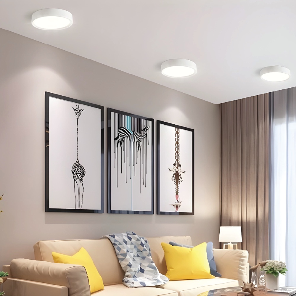 EILON ดาวน์ไลท์ LED แบบลอยหน้ากลม 6 นิ้ว 12W รุ่นTP-CDW-SW-12DL แสงเดย์ไลท์ สีขาว