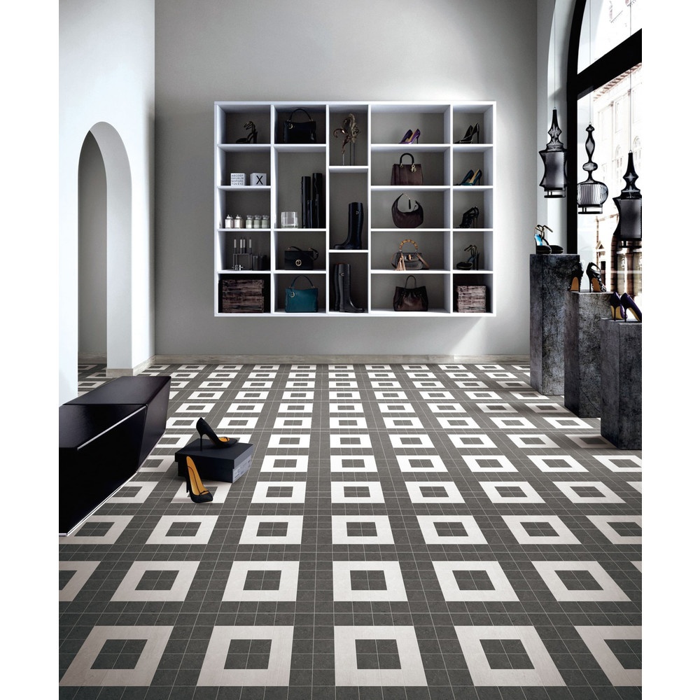 Marbella กระเบื้องเซรามิคปูพื้น 40X40 ซม. รุ่น พอลโล่ เทา ZYB167 Matt (12P)