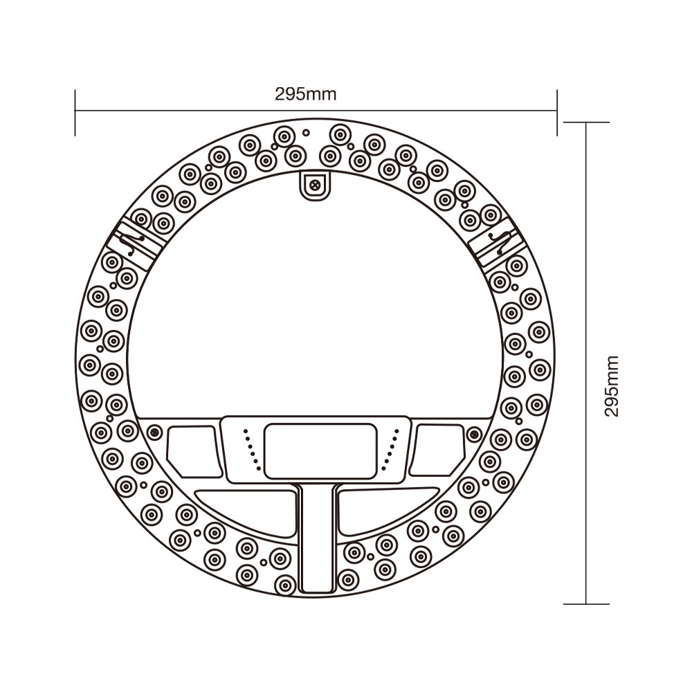 EILON หลอดไฟ LED โมดูลแม็กเน็ต วงกลม 60W รุ่น TP-M60W-DL แสงเดย์ไลท์