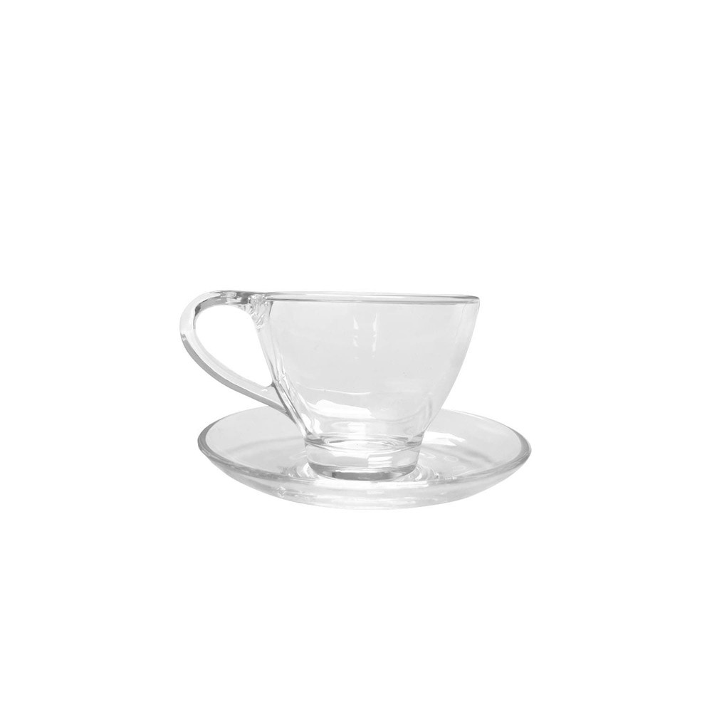 AILO ชุดแก้วกาแฟพร้อมจานรอง 190 มล. 4 ชุด/แพ็ค GALVIN