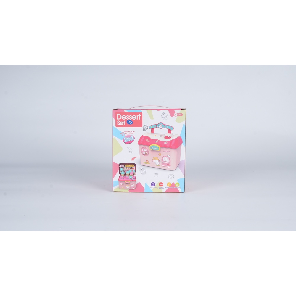 TOYS ของเล่นชุดกระเป๋าขนมหวานหร้อมอุปกรณ์ # 2201-7 ขนาด 16.5x13.5x19 ซม.