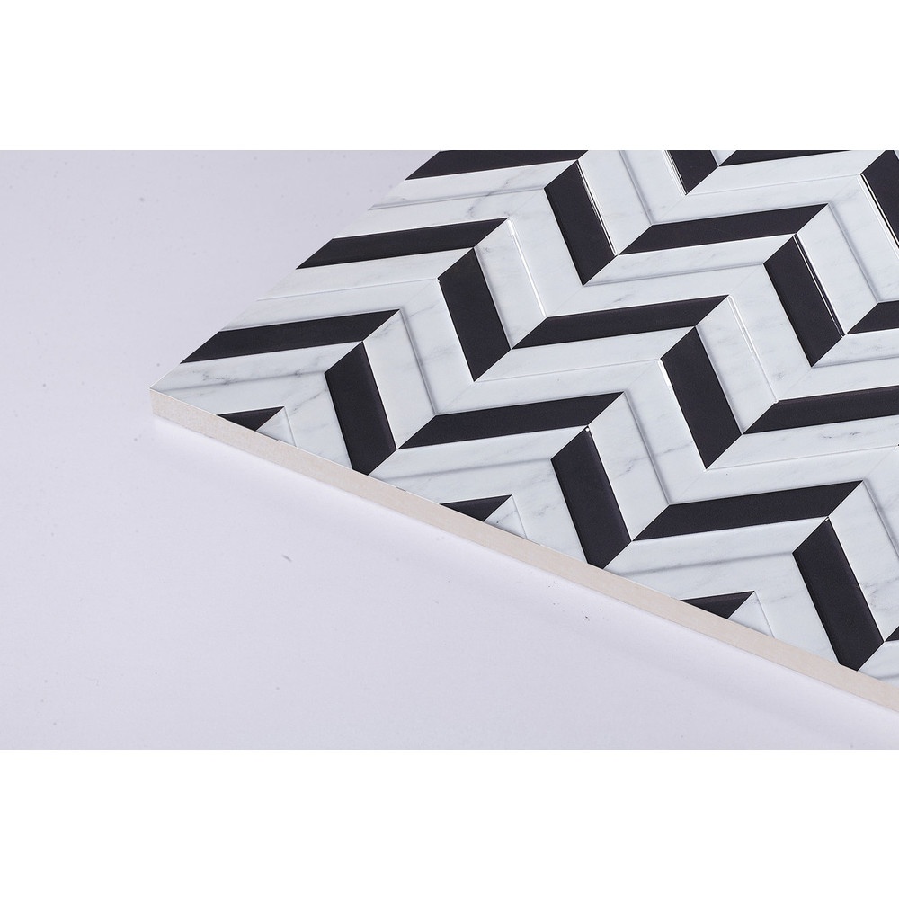 Marbella กระเบื้องเซรามิคปูผนัง 30x60 ซม. รุ่น ซีบร่า JF17 Gloss  (9P)