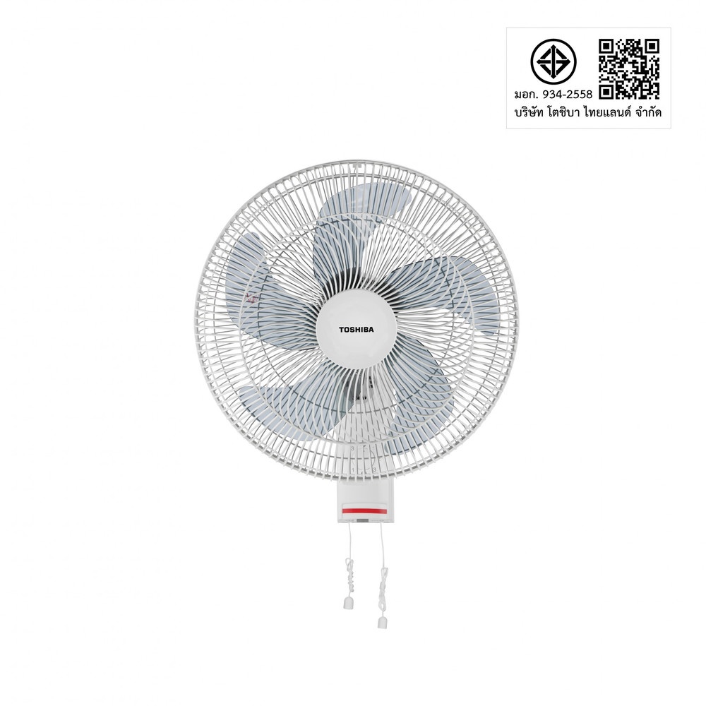 TOSHIBA พัดลมติดผนัง 16 นิ้ว F-AWY50TH(W) สีขาว