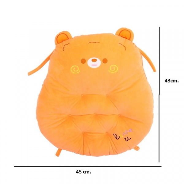 KOJI เบาะรองนั่งลายสัตว์การ์ตูนน่ารัก N-662ขนาด45x43x10 ซม.คละแบบ