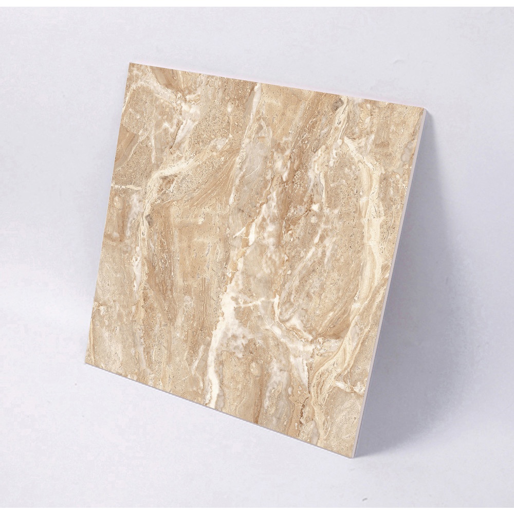 Marbella 60x60 กระเบื้องปูพื้น รุ่น ออร่า โกล์ด HK0117 (4P) (Gloss) (Random)