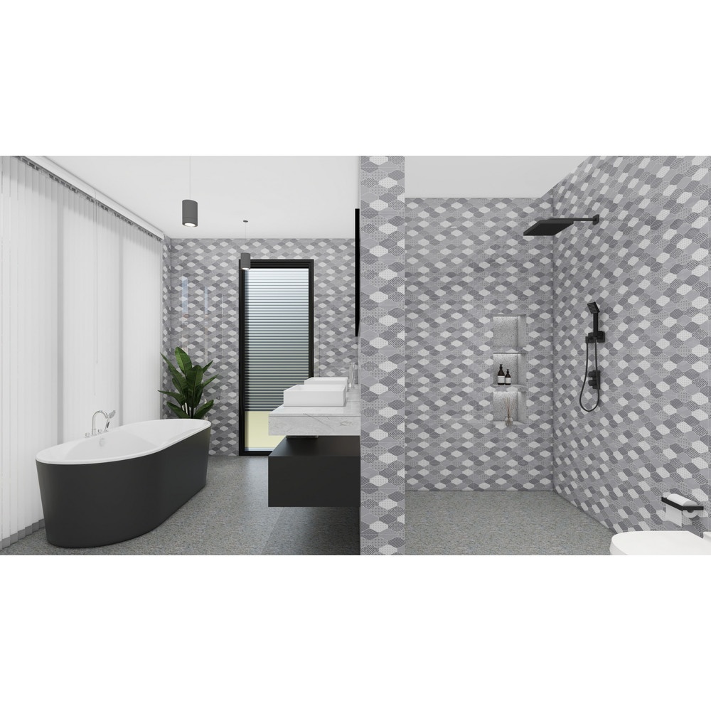 Marbella กระเบื้องเซรามิคปูผนัง 25X40 ซม. คาลวิน THP0178 Gloss (15P)