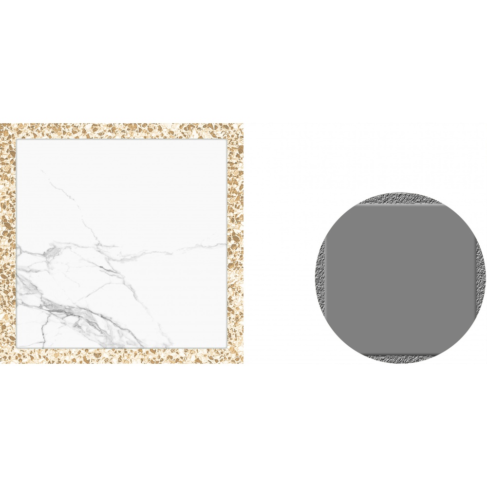 Marbella กระเบื้องเซรามิคปูพื้น 40X40 ซม. รุ่น บล็อคไวท์ CZYM354 Matt (12P)