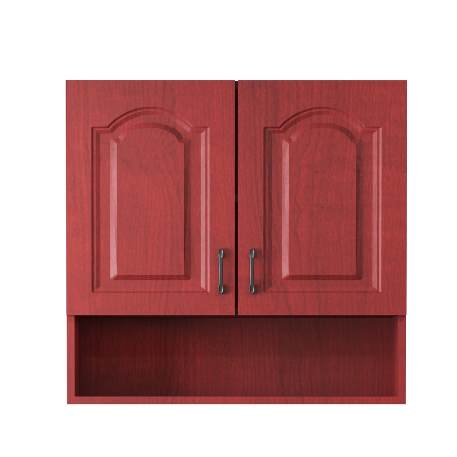 CLOSE ตู้แขวนพร้อมชั้นวางของ 80×30×80 ซม. MADERA สีสักแดง
