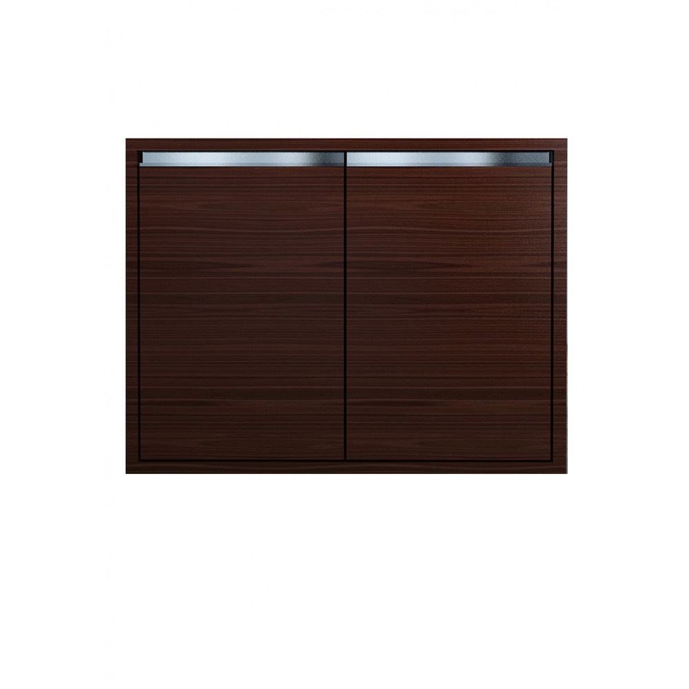 MJ บานซิงค์คู่ทึบตรง  71x91x0 ซม. SAV-S608-WN สีวอลนัท
