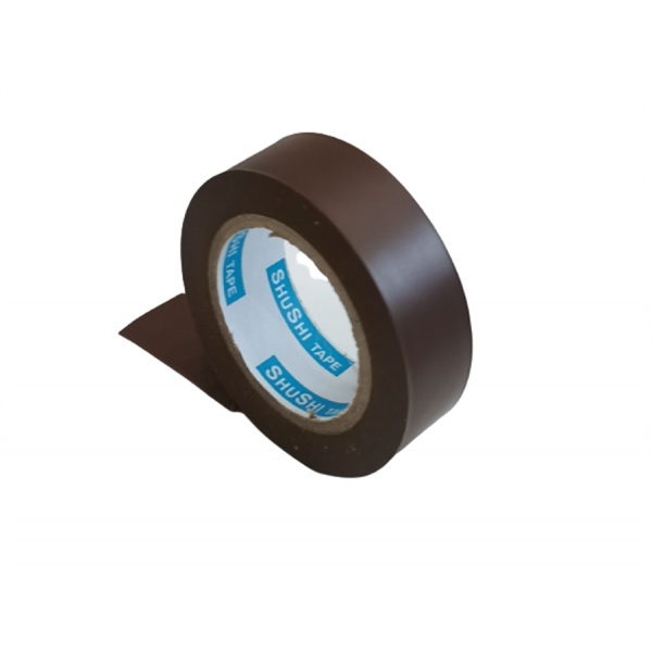SHUSHI เทปพันสายไฟทั่วไป ¾” 0.17mm ยาว 10m รุ่น 2170Z-107 brown