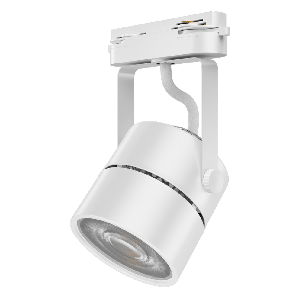 EILON แทร็กไลท์ LED หน้ากลม  6W รุ่นTP-RTL-W6WWแสงวอร์มไวท์ สีขาว
