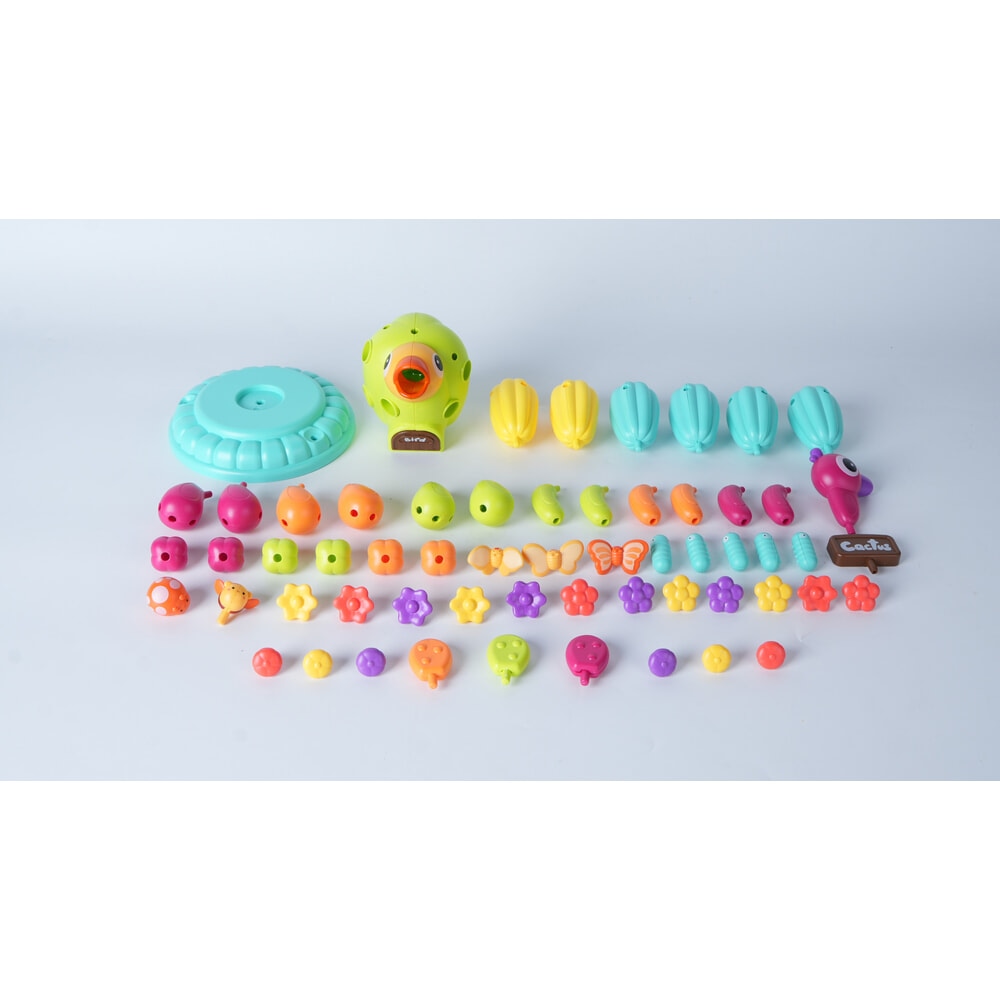 TOYS ของเล่นชุดตัวต่อบ้านต้นกระบองเพชร 59ชิ้น #954B ขนาด(24x17x15.5ซม.)