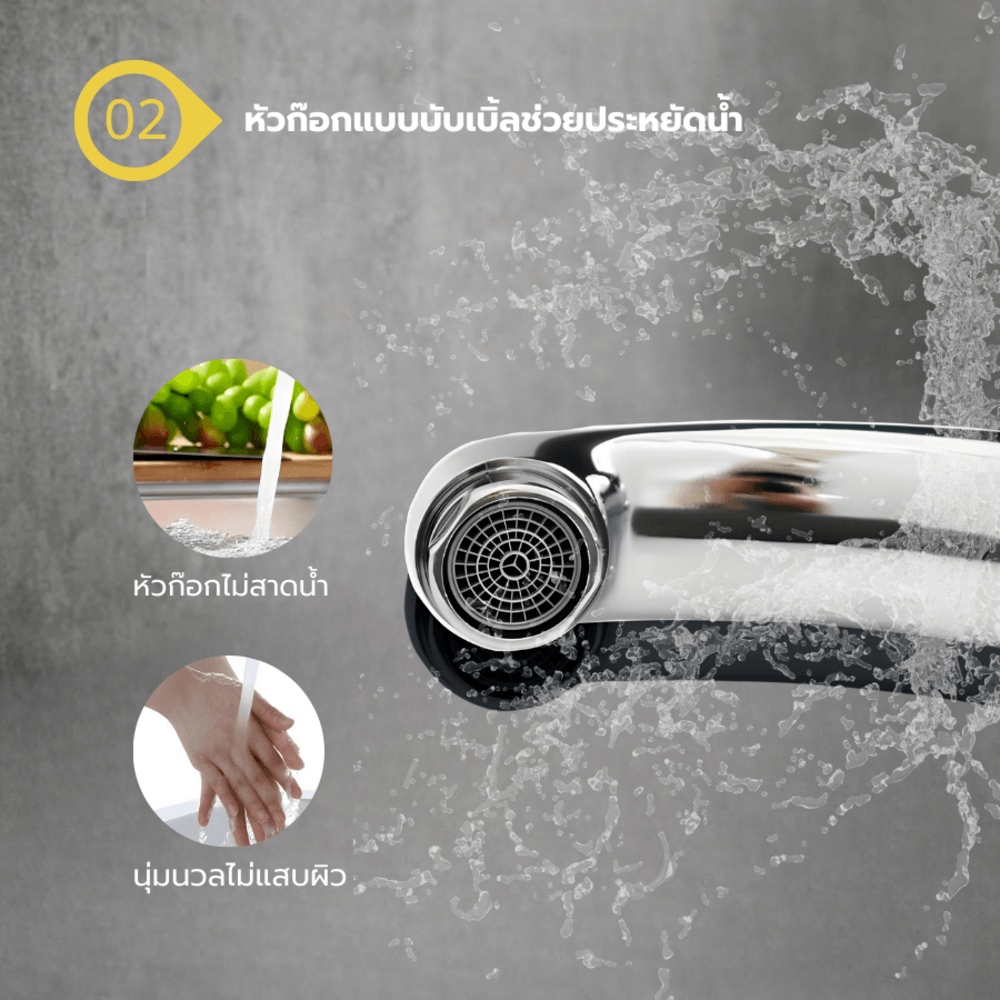 Iris ชุดอ่างล้างหน้าครบเซ็ท รุ่น แฟร์ XST10-2