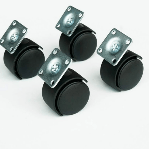 KAMPER ล้อแป้นหมุน Black Nylon 35มม (1.4นิ้ว) รุ่น TWP-35
