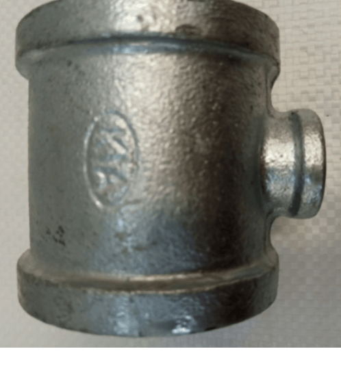 VAVO สามทางลดเหล็ก 2"x3/4"