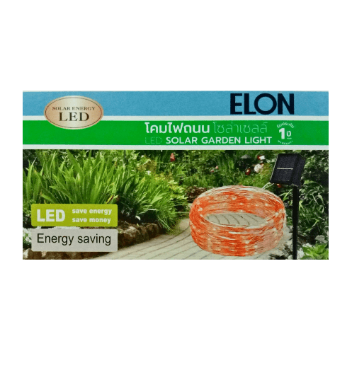 ELON โคมไฟโซล่าเซลล์ตกแต่ง รุ่น XLTD-P5041 แสงเดย์ไลท์