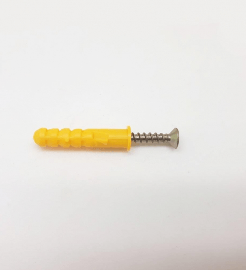พุคพลาสติก เบอร์ 7 พร้อมสกรู รุ่น EN-004-CS (10ชิ้น/แพ็ค) FIX-XY