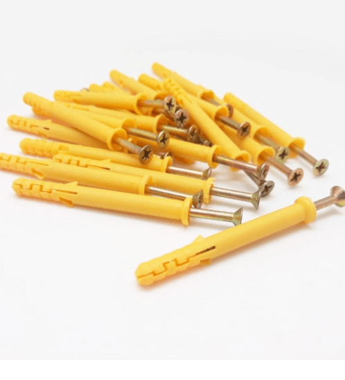 พุคพลาสติก เบอร์ 7 พร้อมสกรู รุ่น EN-004-CS (10ชิ้น/แพ็ค) FIX-XY