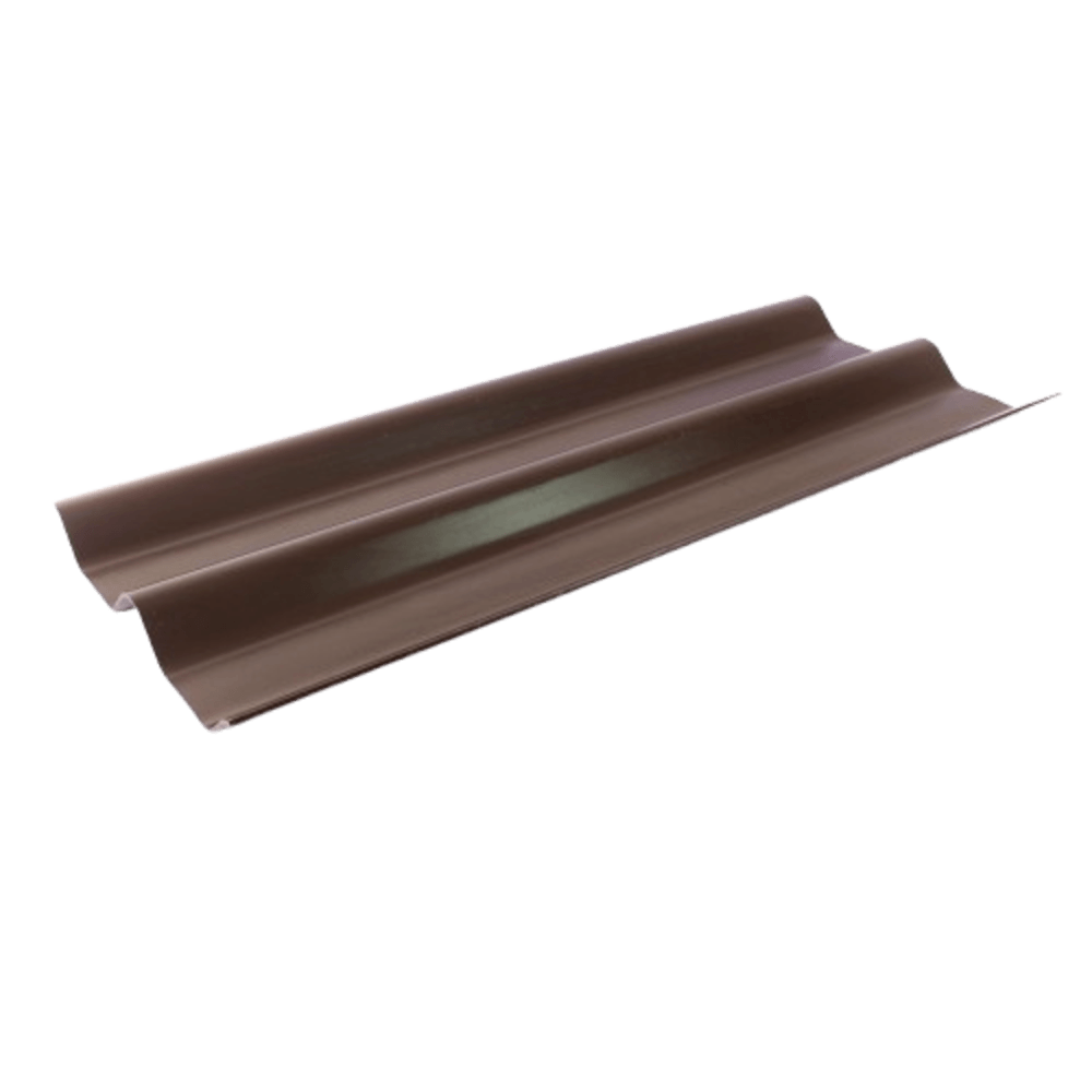 โอฬาร กระเบื้องหลังคาลอนคู่ 0.5x50x150 ซม. สีน้ำตาลลูกสน