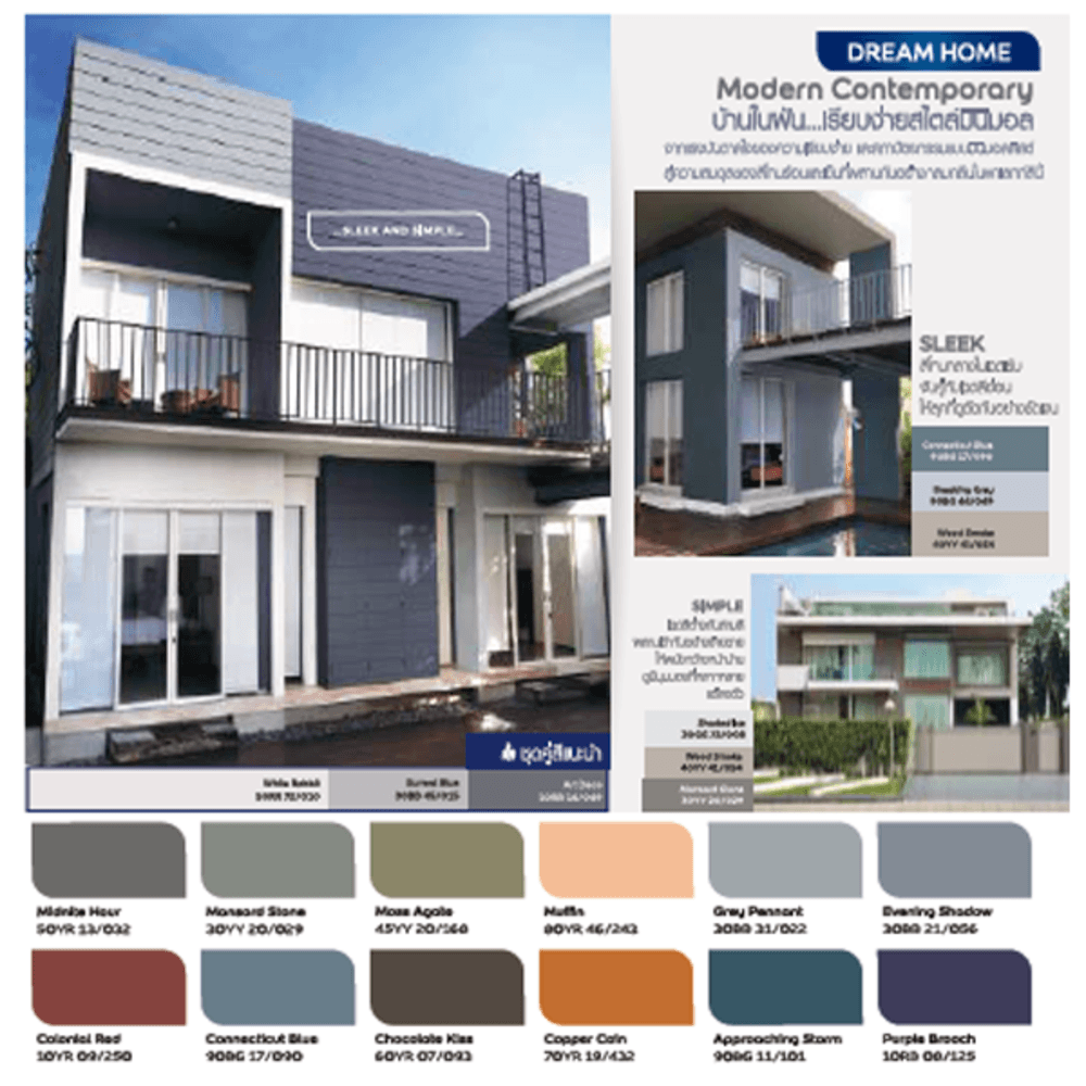 Dulux สีภายนอกS/C Nanotex #043 ถัง