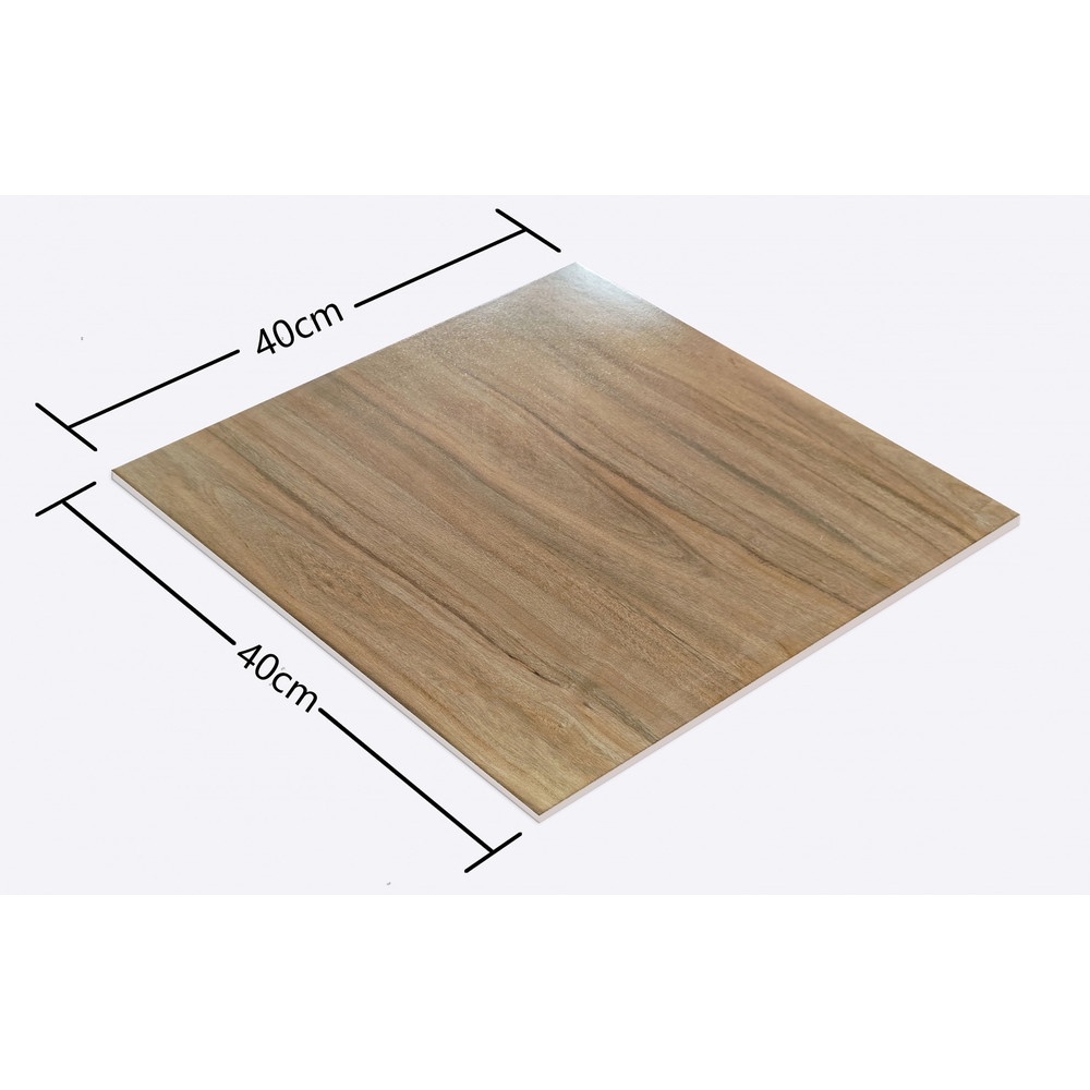 Marbella กระเบื้องเซรามิคปูพื้น 40X40 ซม. รุ่น เบทวูด ZY2305 Matt (12P)