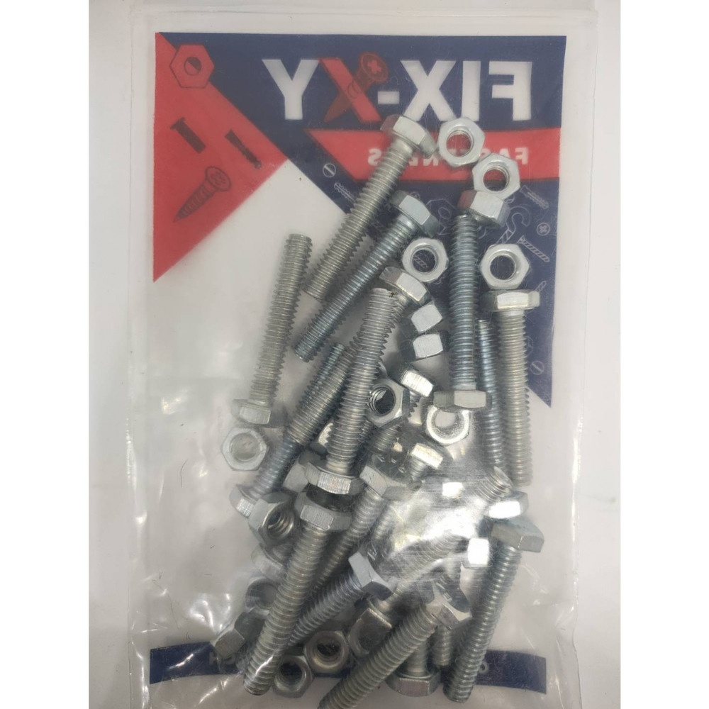 สกรูพร้อมน็อต ขนาด 3/8"x1" (20 ตัว/แพ็ค)