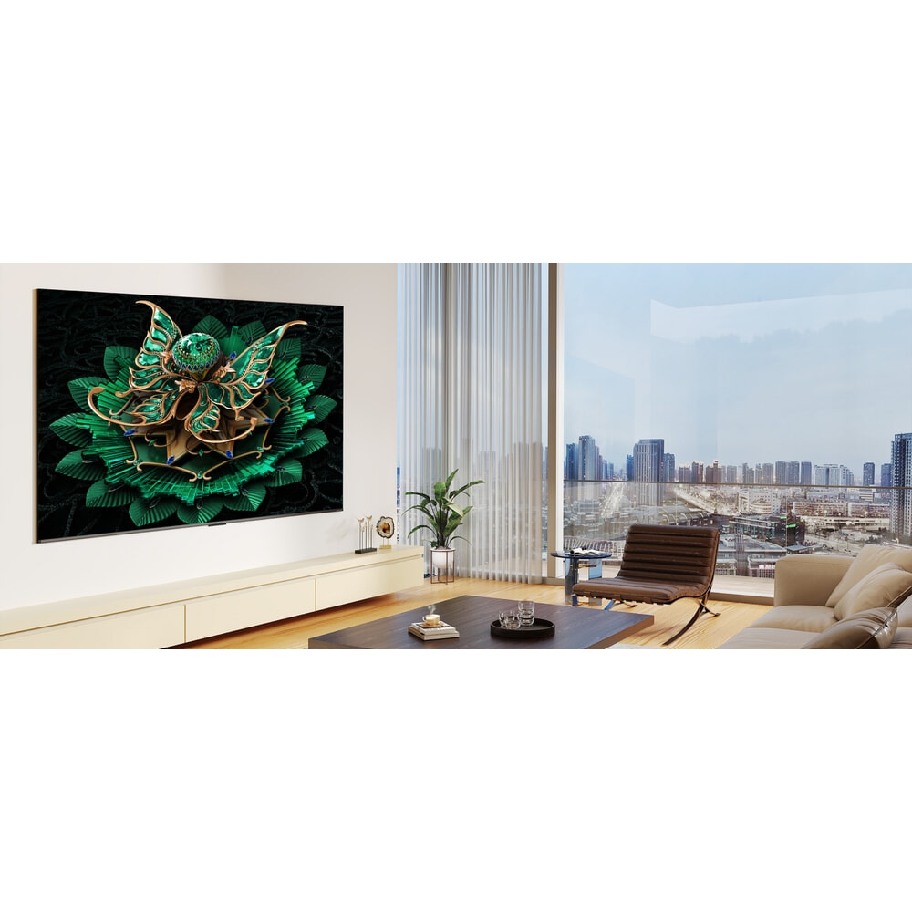 TCL โทรทัศน์ QD mini LED 4K TV ขนาด 65 นิ้ว รุ่น 65C7K สีดำ