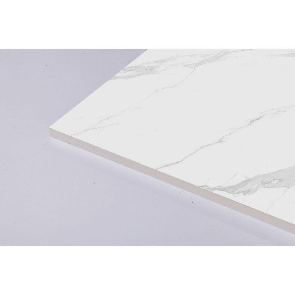 Marbella กระเบื้องพอร์ซเลน 80x80 ซม. คาราร่า มาเบิล-ไวท์ Random (Glossy) LW05 (3 pcs)
