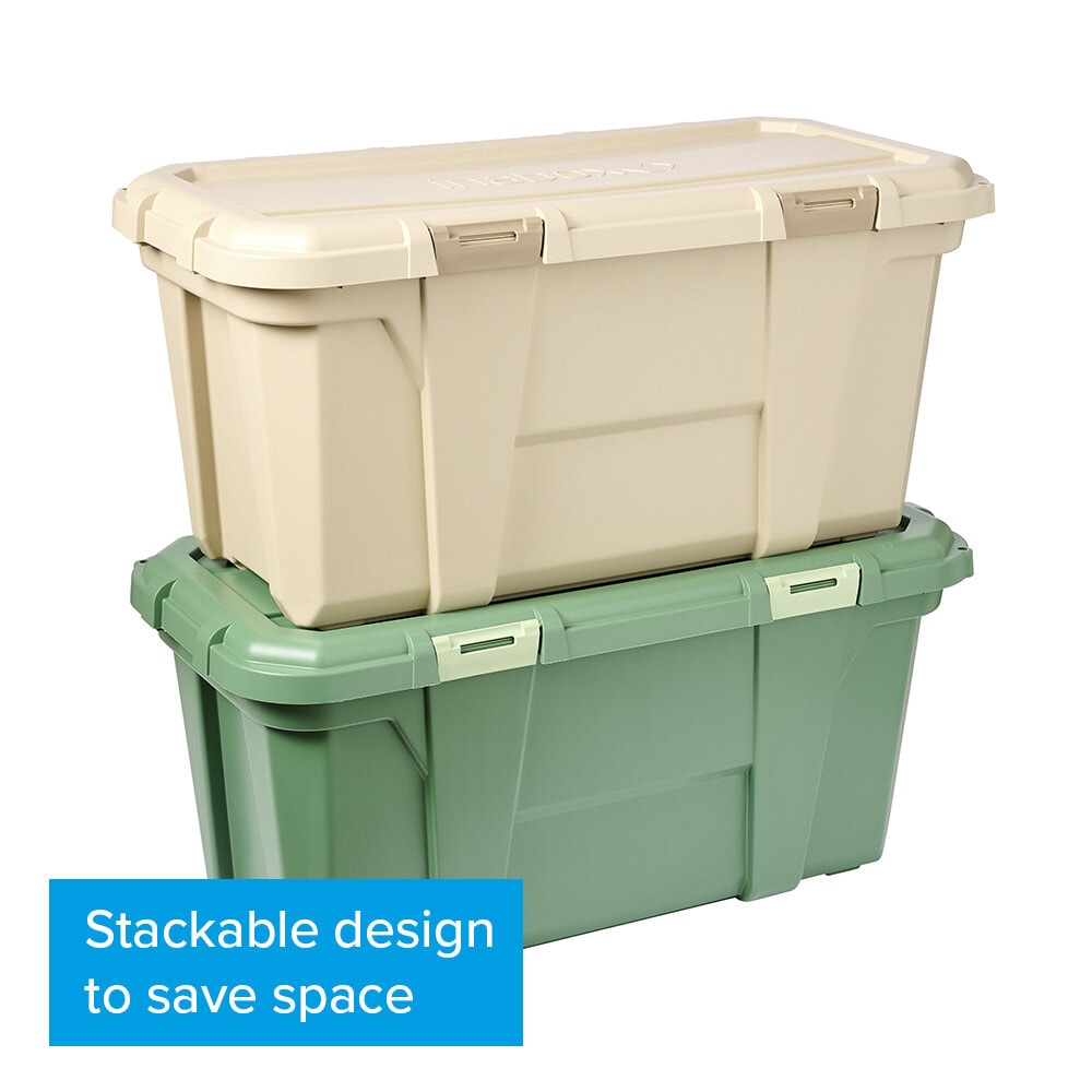 INABOX กล่องเก็บของ Heavy Armour N80203GN-65L ขนาด 78x37x38.3 cm. สีเขียว